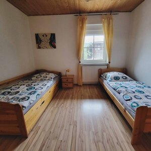 Das zweite Schlafzimmer unserer Ferienwohnung