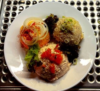 Brotzeitteller aus der Fischhütte Reiter in Prien am Chiemsee