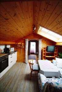 Wohnküche in der Ferienwohnung 2