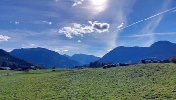 Oberleiterhof Ruhpolding – Blick vom Hof