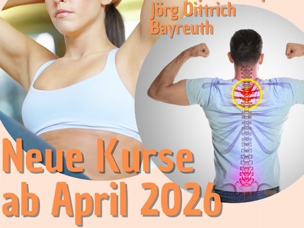Neue Gesundheitskurse ab April 2026 – in unserer Praxis im Zentrum Bayreuths