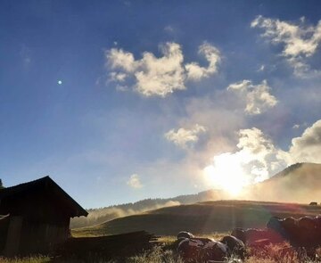 Oberleiterhof Ruhpolding – Ausblick