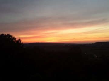 Sonnenuntergang in Pinzberg