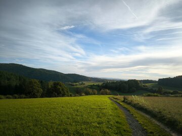 Natur pur so weit das Auge reicht...