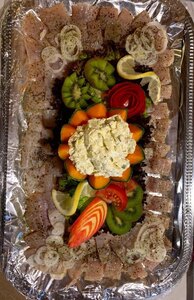 Fischplatte aus der Fischhütte Reiter in Prien am Chiemsee