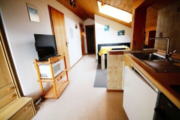 Küche in der Ferienwohnung 1