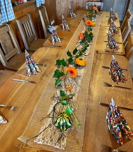 Feste feiern im Herbst in der Fischhütte Reiter