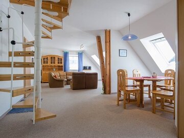 Wohnzimmer Ihrer Ferienwohnung in der Fränkischen Schweiz