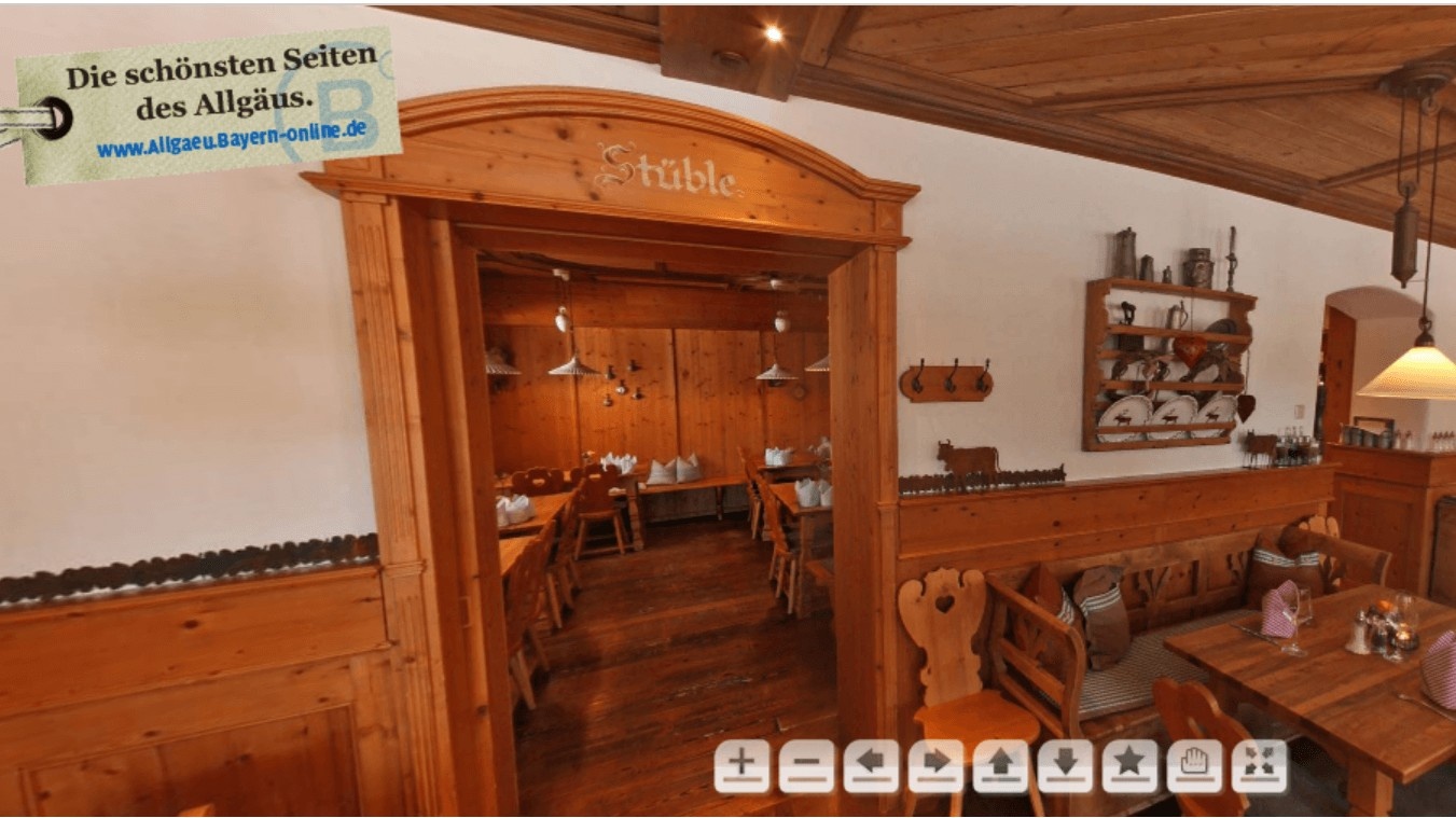 Ein virtueller Besuch im Hotel Gasthof Bayerischer Hof im Kempten im Allgäu