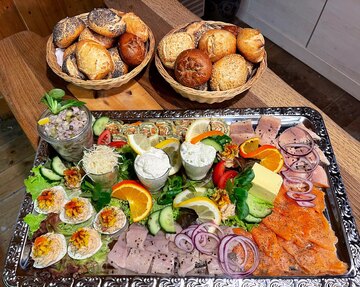 Fischplatte aus der Fischhütte Reiter in Prien am Chiemsee