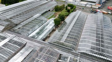 Gewächshäuser der Gärtnerei Götz in Bindlach