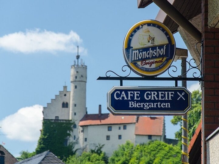 Unser Blick zur Burg Gößweinstein
