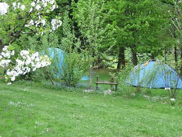 Campingplatz im Obstgarten