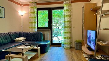 Ferienwohnung Polster - Wohnzimmer Ferienwohnung 1