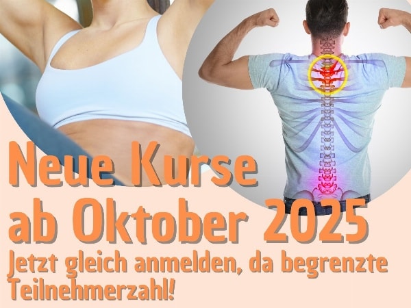 Gesundheitskurse ab Oktober 2025 – in unserer Praxis im Zentrum Bayreuths