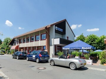 Außenansicht Café Greif