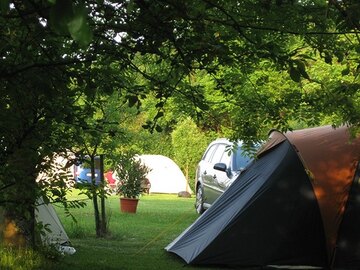 Campingplatz im Obstgarten
