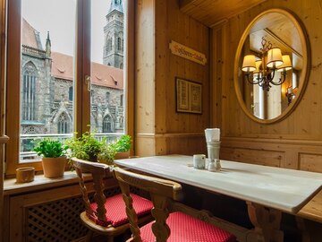 Toller Ausblick auf St. Sebald in Nürnberg